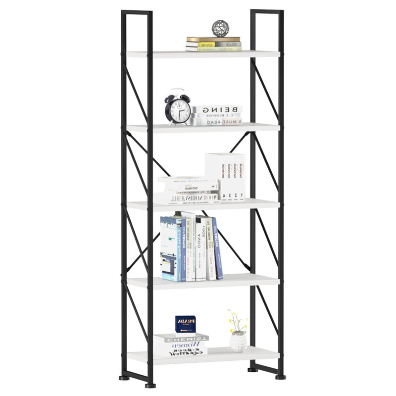 Bibliothèque standard Dossantos H 62,2 "x l 23,6", Blanc
