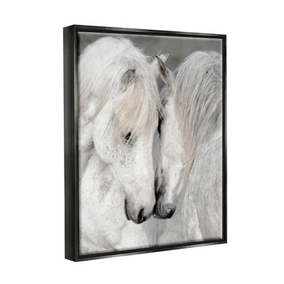 " Hugging Horse Duo Wildlife " by Danita Delimont Painting Print