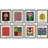 " Mushroom Abstract Botanical Blue Red Dots Japanese Pumpkin By Yayoi Kusama " 8 - Pieces-92573896-92573898