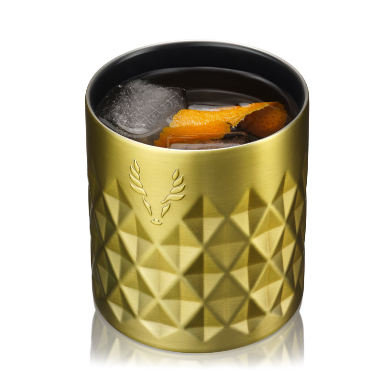 Verre Paragon en acier inoxydable Paragon, Doré