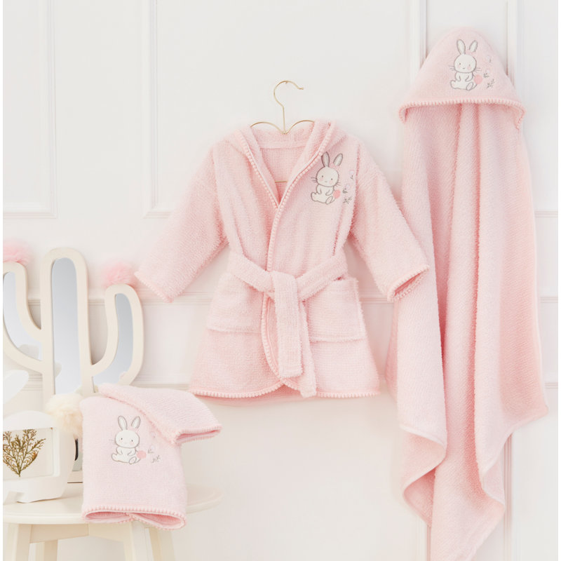 Thornton Girl / Woman+ Mid-Calf Bathrobe with Pockets and Hood