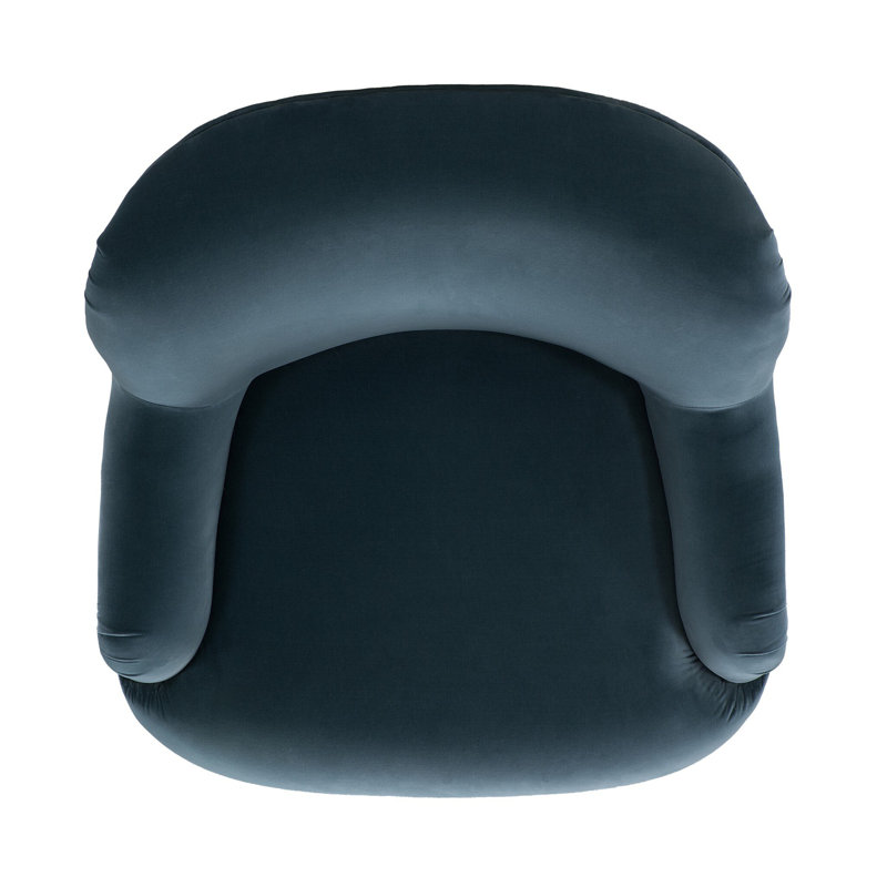 Norwood Kadon Swivel Chair - Sheepskin Camel, Surrey Bay Cotton Blend