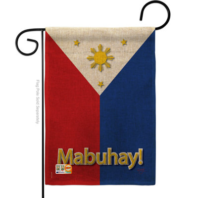 Double Sided 18.5'' H x 13'' W Burlap Garden Flag
