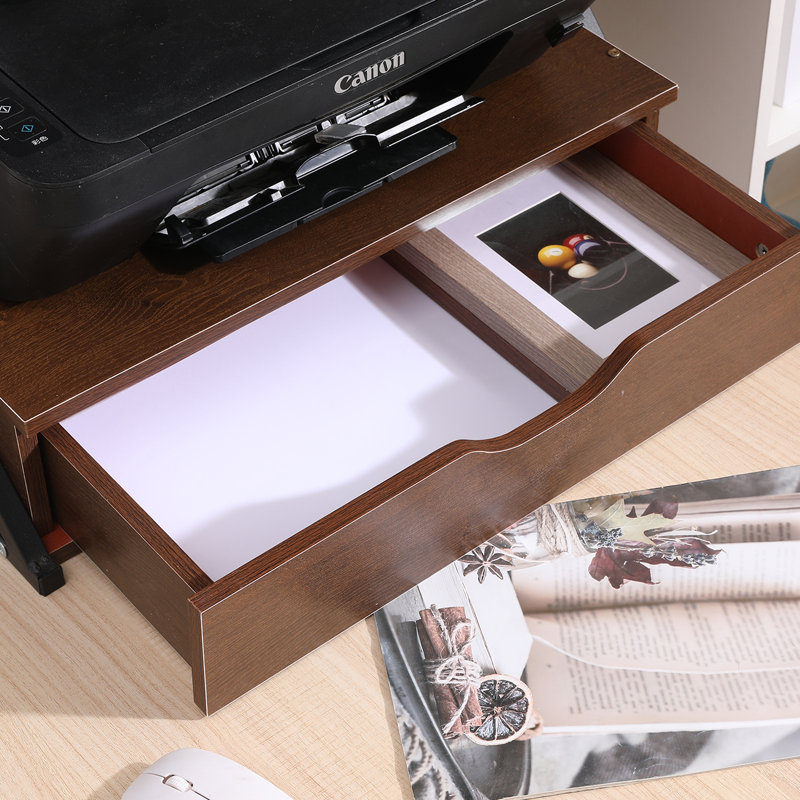 50.04 cm W Shelving Unit, Walnut