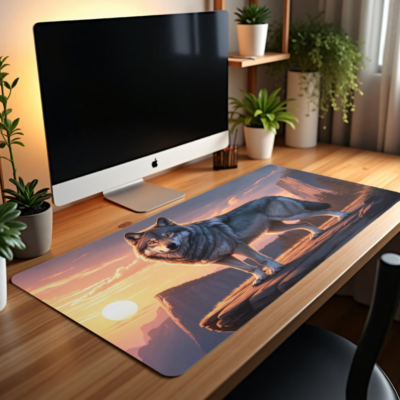 Polyester Desk Pad, 23.6x13.8