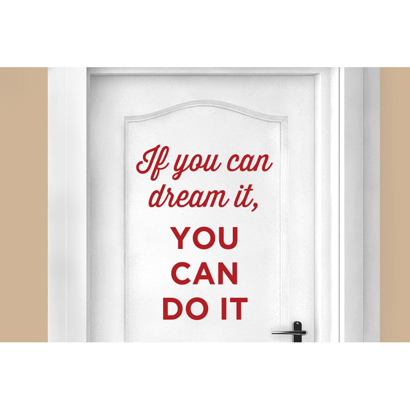 Wall Decal, Dark Red