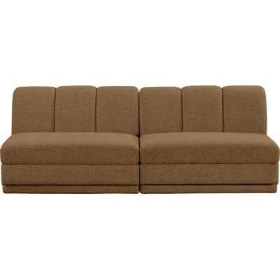 Tissu Chiquita rembourré 2 pièces Canapé modulaire
