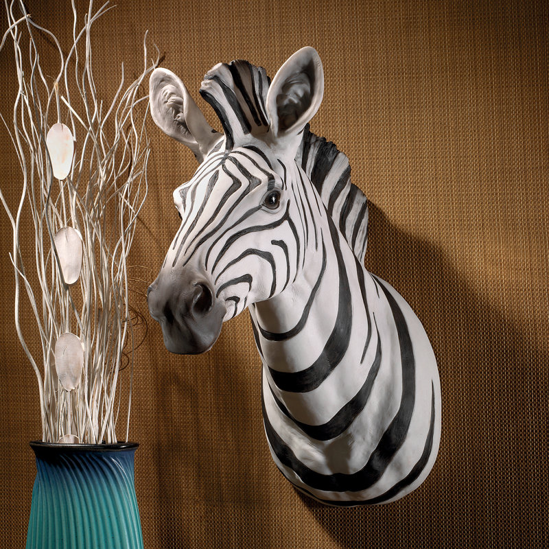 Sculpture murale Serengeti Zebra
