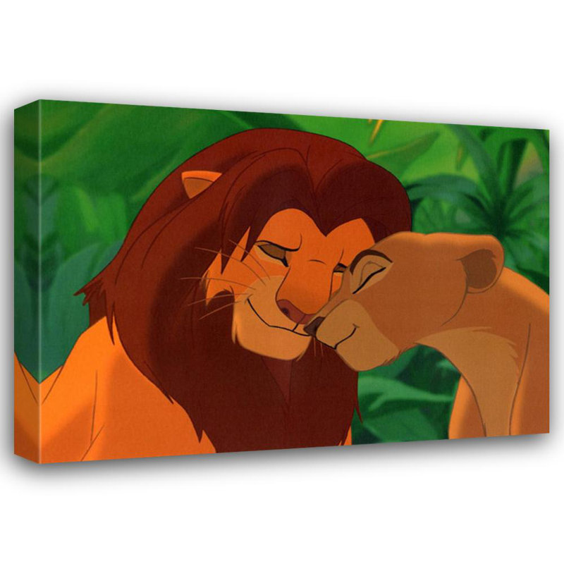 Simba et Nala, H 17 po x l 24 po