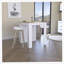 Table de salle à manger rectangulaire 1 pièce sans chaise
