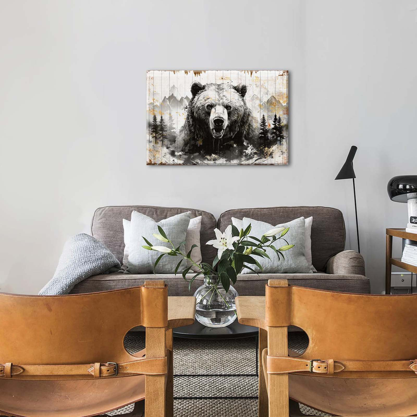 Structube 'Wild Bear' Canvas Art
