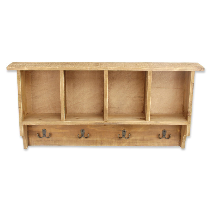 Solid Wood Wall Organizer