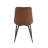 Modern Fabric Dining Chair With Stylish Grid Pattern-989799681