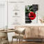 Hardie, rose rouge sur piano-108530036
