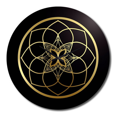 Horloge murale Sacred Geometric