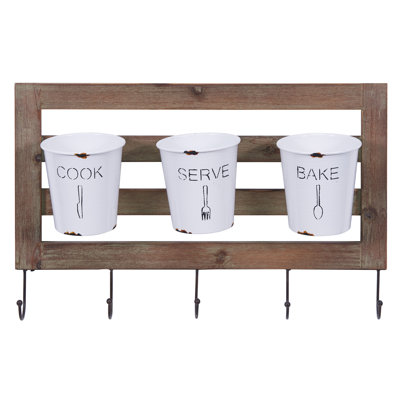 Porte-couverts de ustensiles suspendues