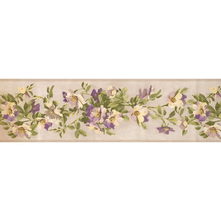 York Wallcoverings Floral Border | Wayfair