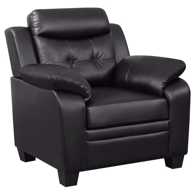 Fauteuil d'appoint rembourré et rembourré Winchell