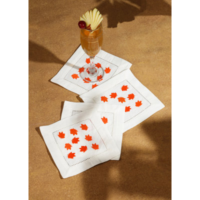 Fall Foliage Cocktail Napkins