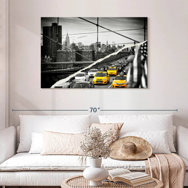 Mehar Dual Torn NYC, 30" H x 45" W