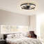Ventilateur de plafond encastré à intensité variable avec lumières DEL Kordae-12551997-1850629