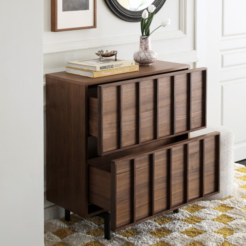Buffet Retro Bone Line, Noyer