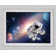 Ebern Designs Spaceman In The Galaxy - Single Picture Frame Print ...