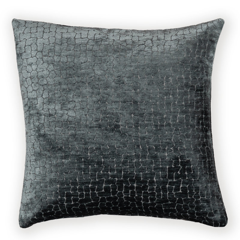 Coussin décoratif Louis, 30" x 30", Polyester, Indigo