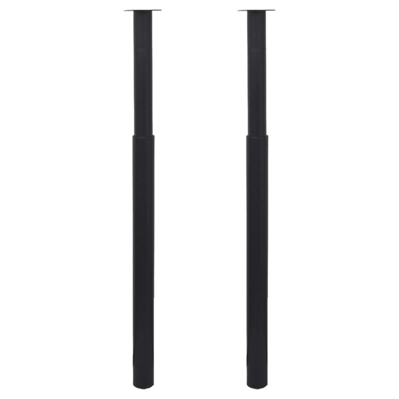 Latitude Run® 2 Telescopic Table Legs 28"-43.3", Black