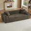 Compression 3 Seater Sofas, Corduroy Foam Spring Modern Compact Home