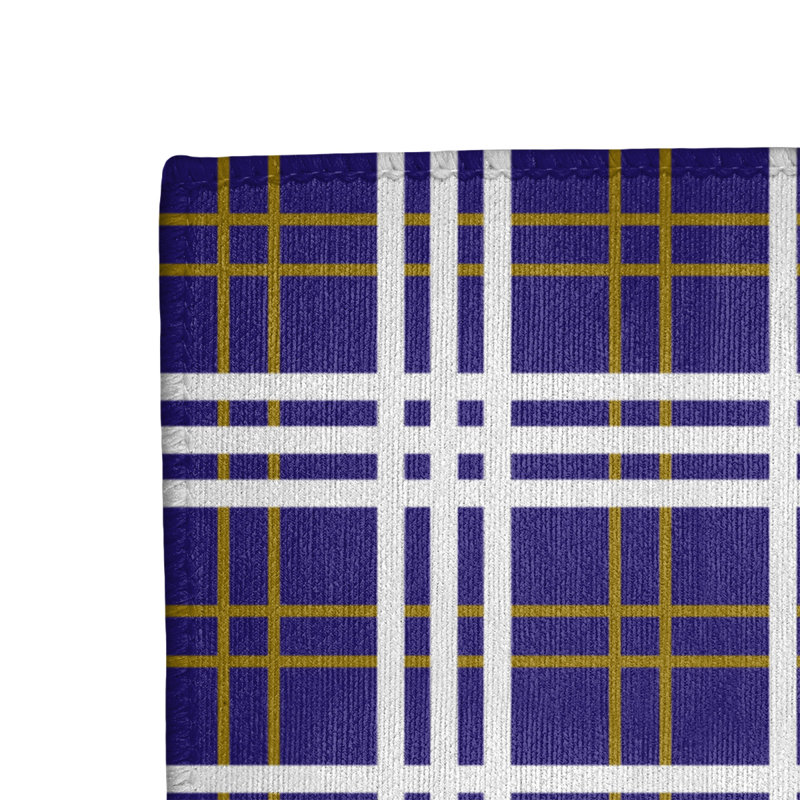 Tapis à carreaux mauve, Rectangle 2 pi x 3 pi