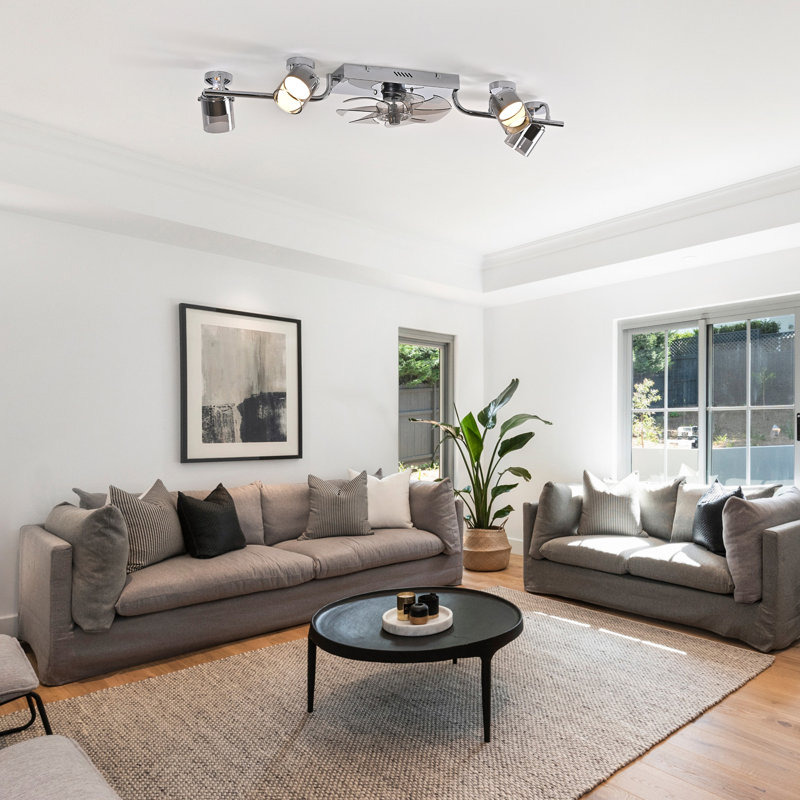 30cm Ceiling Fan with LED Lights