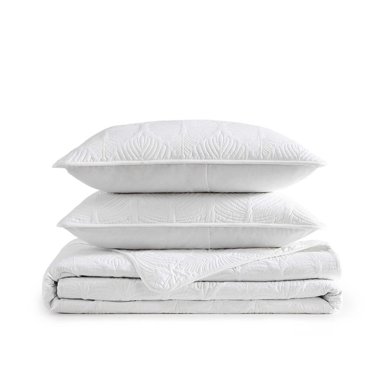 Ensemble de courtepointe Tommy Bahama Line, Courtepointe pour lit simple + 1 taie décorative 