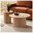  Round Fluted Side Table