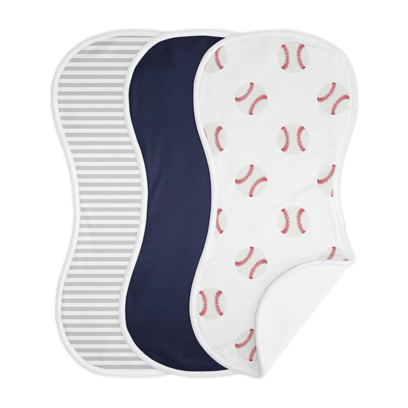 Chiffons absorbants Baseball Patch par Sweet Jojo Designs