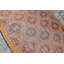 Tapis de salle à manger, tapis turc, kilim, tapis rétro, tapis oriental orange, tapis Oushak