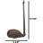 Rustic Cast Iron Marine Sperm Whale With Long Tail Kitchen Paper Towel Holder