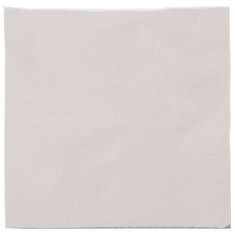 Virello 4x4 Glossy Ceramic Wall Tile, Cloud White