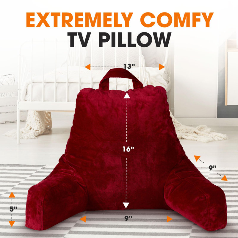 Reading Pillow with Arms, Maroon