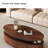 Natural Walnut Wood Coffee Table-103284419