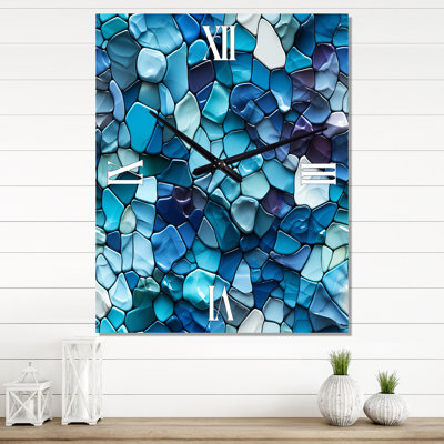 Horloge murale océan - mosaïque océanique