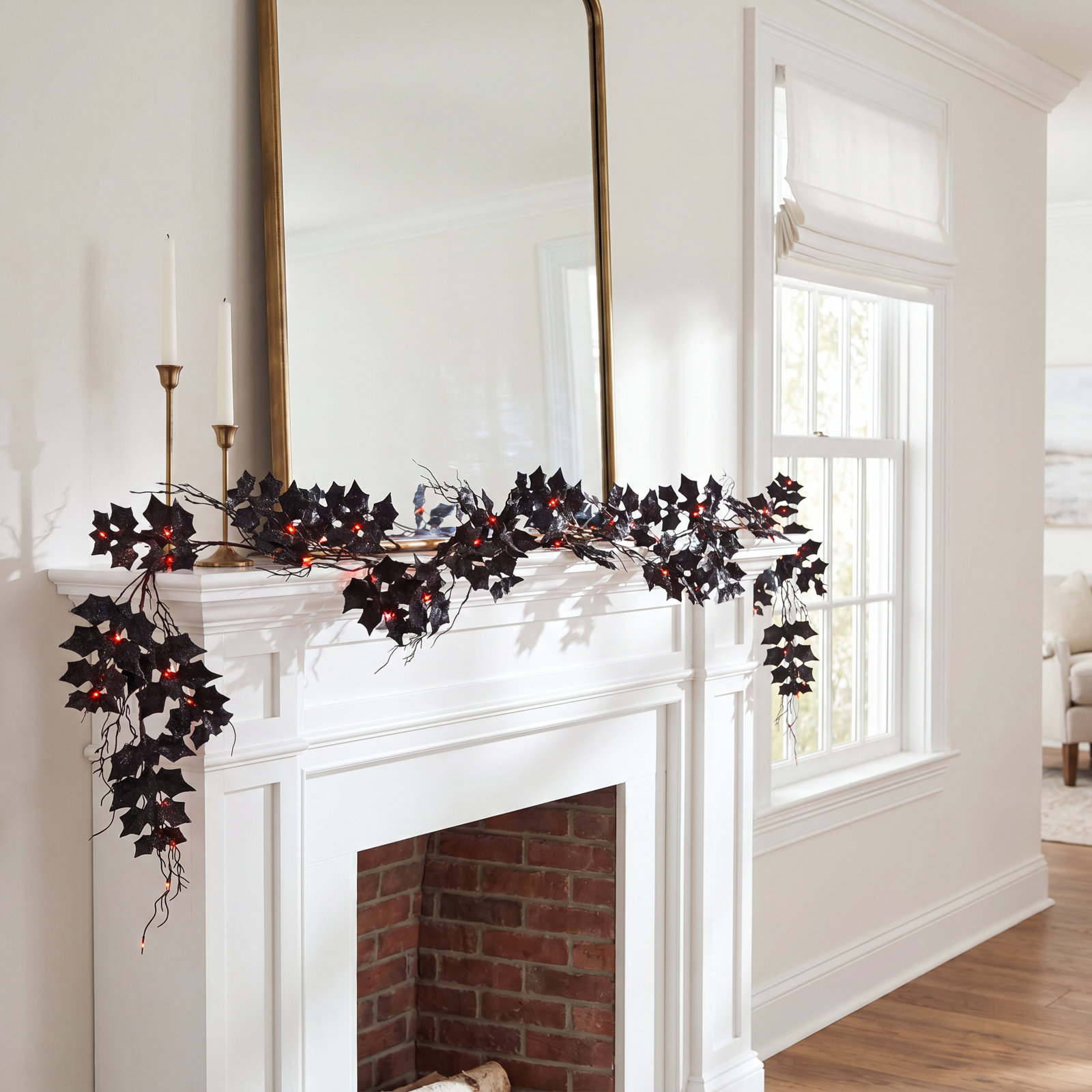 Garland 72'' in. Lighted Faux Garland