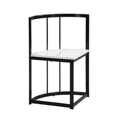 White and Black MDF Panel Component – Replacement Part