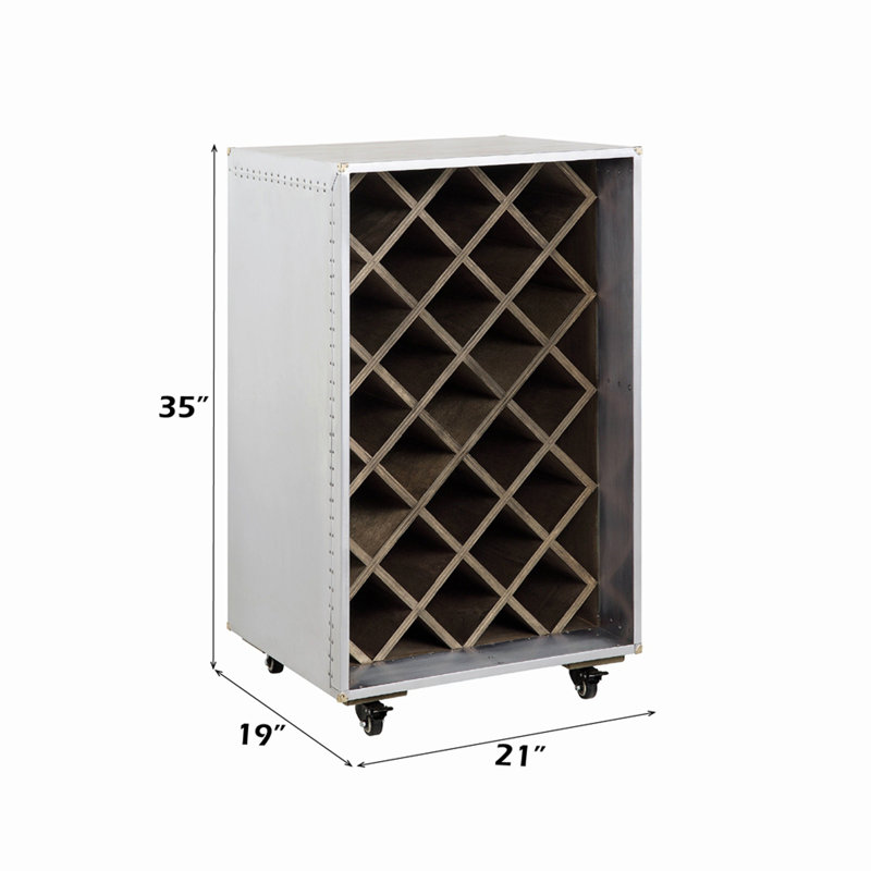 Raini Aluminum Wine Cabinet