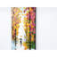 Superbe 46,95 po X 19,48, art mural orange sur toile peint à la main 47 po 19 po - Expression artistique