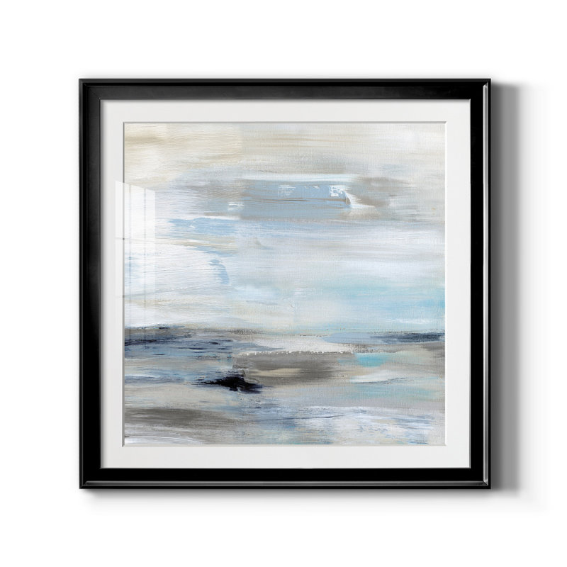 Gulf Stream - Cadre photo, reproduction d'art sur toile, Papier encadré noir, H 26,5 po x l 26,5 po x P 1,5 po