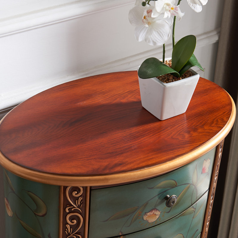 Commode d'appoint Syani, Vert