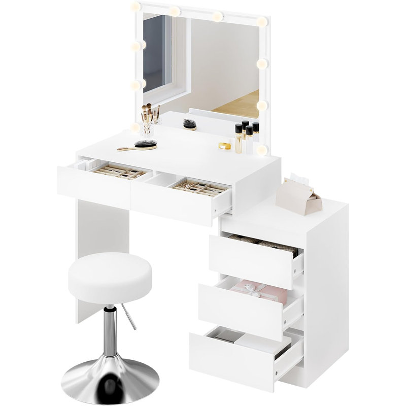 Coreyona Dressing Table with Mirror