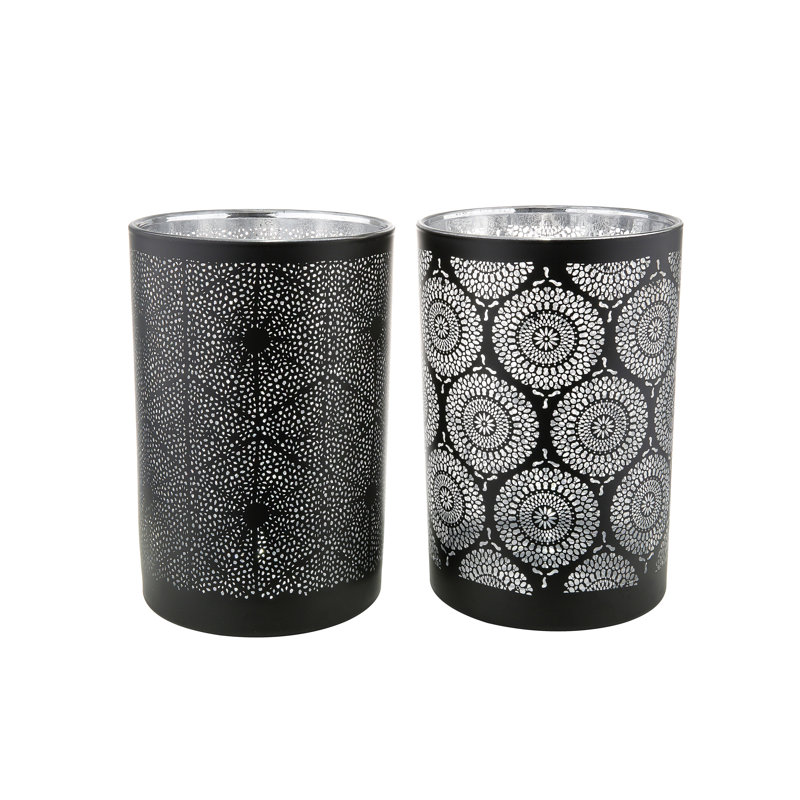 4 Piece Glass Tabletop Votive Holder Set