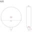 Single Metal Ceiling Rose With Push Button -783560411